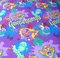 GOOSEBUMPS R.L. Stine Goulish Bedding Vtg